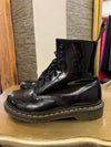 Dr Martins black patent boots Size 6