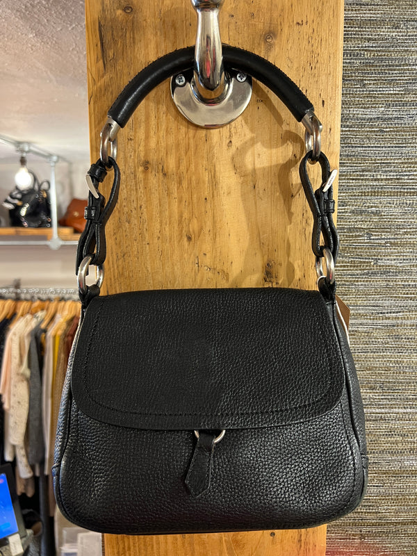 Prada black grain leatherhandbag