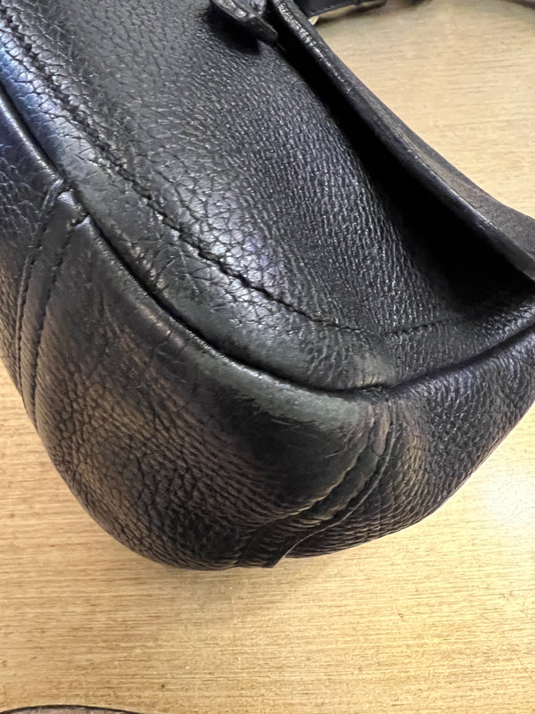 Prada black grain leatherhandbag
