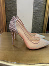 Diamante blush shoes size 4