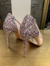 Diamante blush shoes size 4