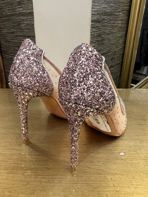 Diamante blush shoes size 4