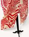 Anonyme Red/cream Star tunic size L