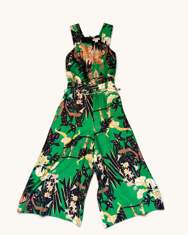Whistles green jungle jumpsuit 10/12