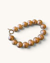 Fresh water Pearl Knotted Bracelet with Silver T-Bar