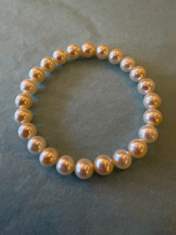 8mm Pearl Stretch Bracelet