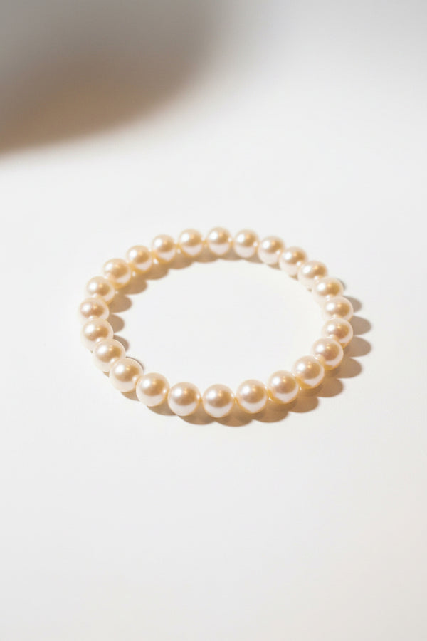 Freshwater pearl 8mm Stretch Bracelet