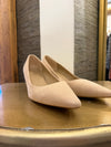Lk Bennett nude sued shoes size 6
