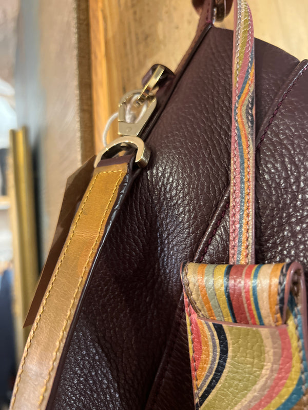 Paul Smith brown leather handbag