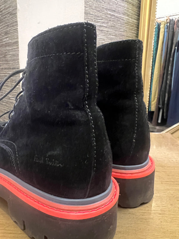 Paul smith black boots size 4