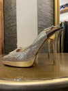 Jimmy Choo gold heels size 40
