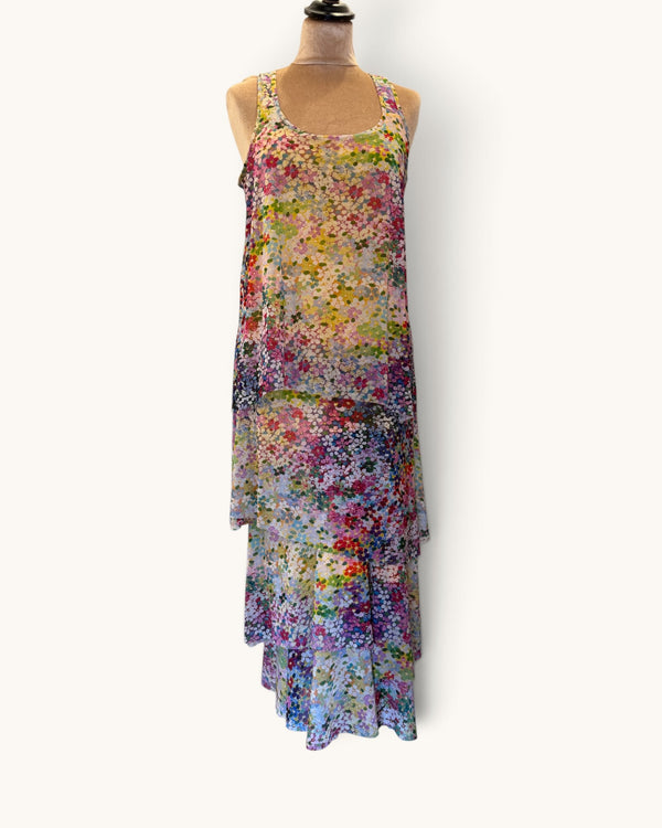 Elena Wang Floral Dress – Size Medium