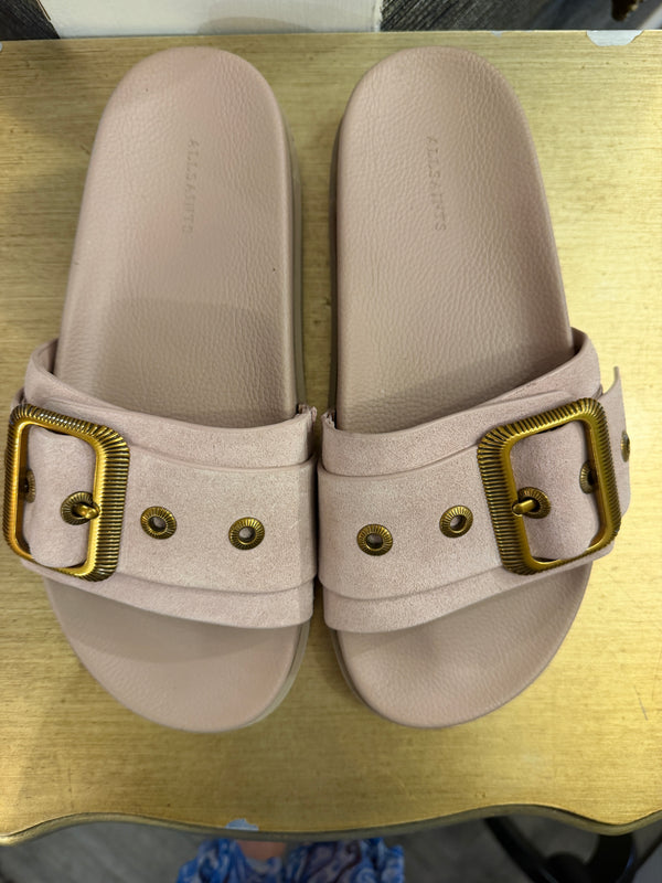 All saints blush sandals size 39