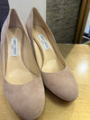 Jimmy choo nuse suede heels size 40.5