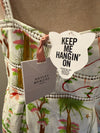 Hayley Menzies cream summer dress size Large new with tags