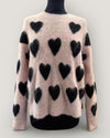 All saints Amora heart jumper xs