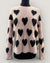 All saints Amora heart jumper xs