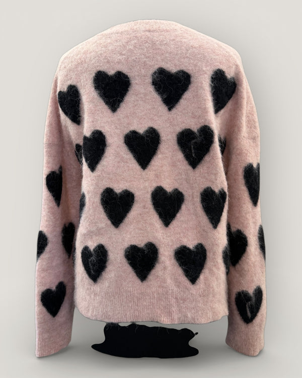 All saints Amora heart jumper xs