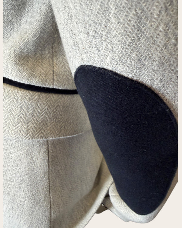 Zara grey patch elbowjacket size Large