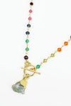 My Doris Rainbow Chain with Stone Pendent