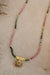 My Doris Multi Tourmaline & gold bead Necklace