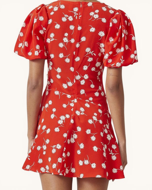 Beds and Bridge coral silk dress size 12