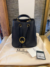 Mulberry Small Hampstead Navy Handbag