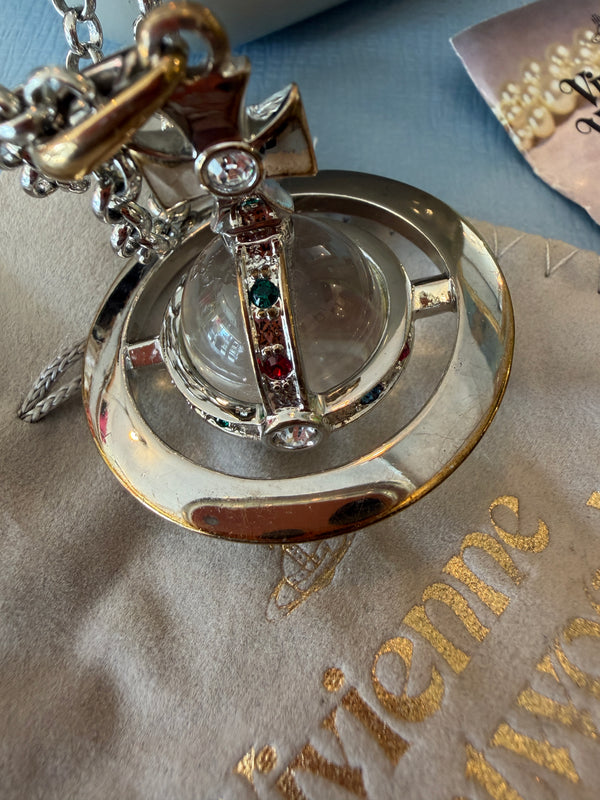 Vivienne Westwood large orb long necklace
