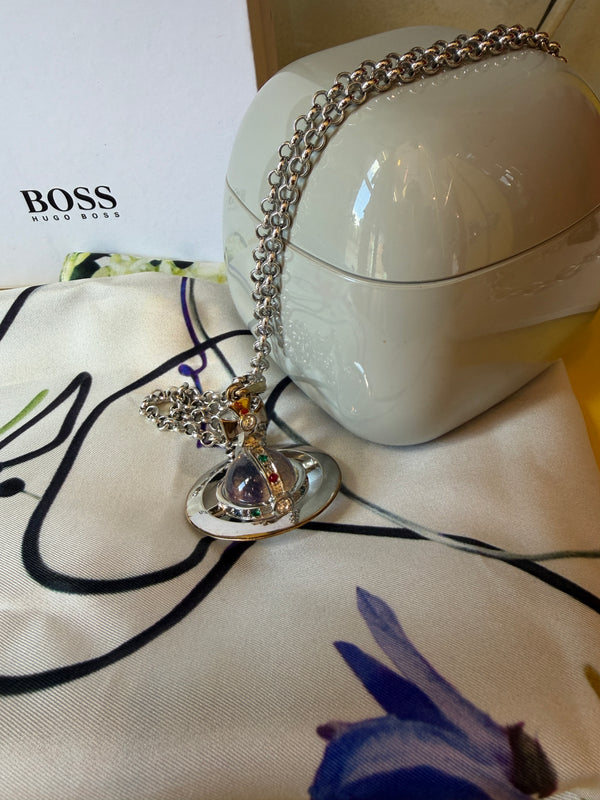 Vivienne Westwood large orb long necklace
