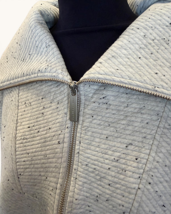 Sweaty Betty Grey 3/4 Zip Sweatshirt Size Medium