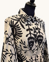 Zara black and white shirt dress size small