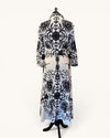 Zara black and white shirt dress size small