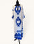 Zara Blue & White Kaftan Size S