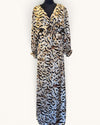 Briefly leopard satin dress size 2 (10)