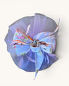 Irresistible Lilac Floral Dress & Matching Fascinator Size 10