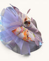 Irresistible Lilac Floral Dress & Matching Fascinator Size 10