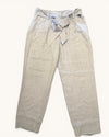 Reiss blue linen trousers size 14