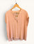 Soya concept peach satin blouse size XL