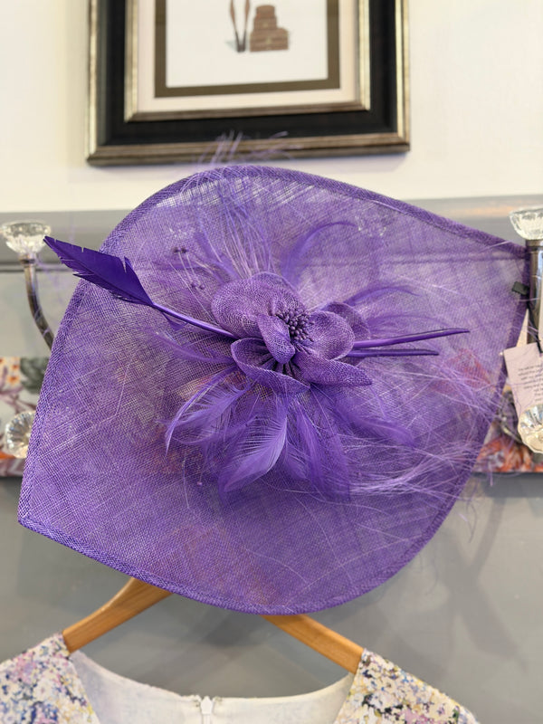 Purple/Lilac fascinator