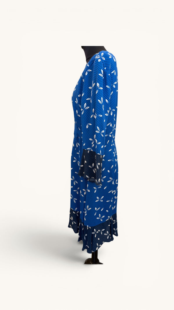 Whistles blue dress size 14