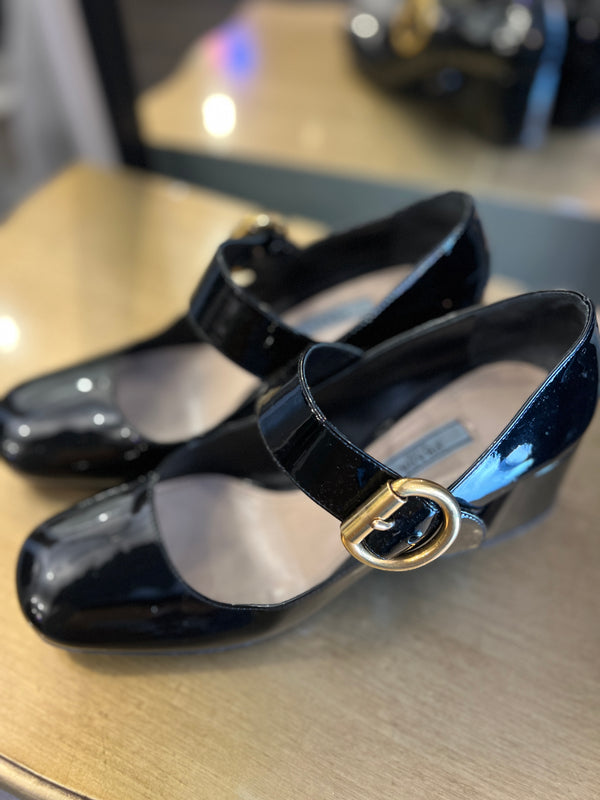 Prada Mary Janes shoe size 4 .5