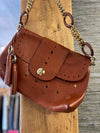 Marc Jacobs tan leather shoulder handbag