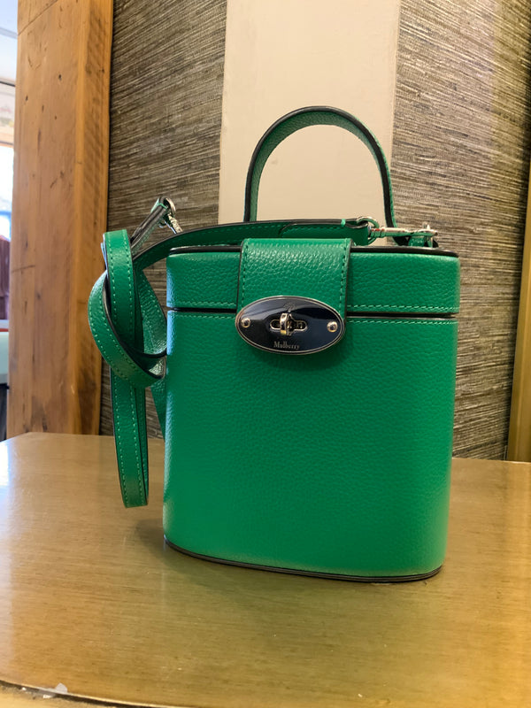 Mulberry lawn green vanity handbag