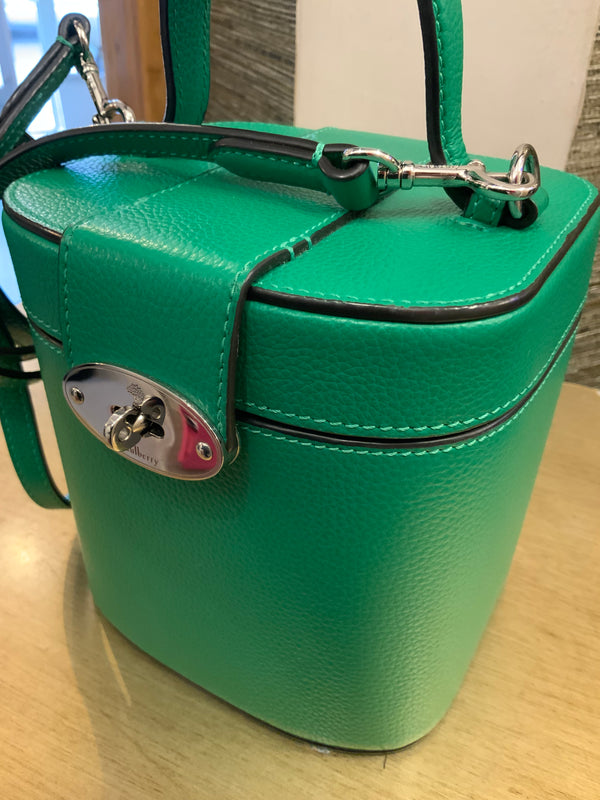 Mulberry lawn green vanity handbag