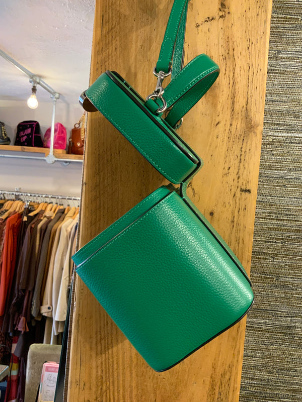 Mulberry lawn green vanity handbag