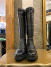 Moda black long boots Size 6