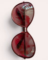 Tom Ford Iris Dark Brown & Gold Sunglasses