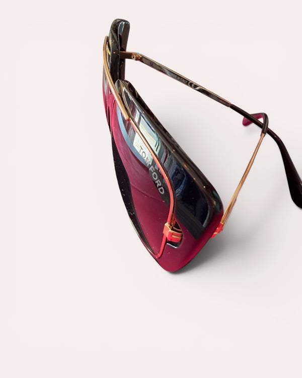 Tom Ford Marissa Black & Gold Sunglasses