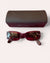 Marc Jacobs Dark Purple Silver Star Retro Sunglasses