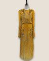 LET ME BEyellow/gold sequin dress size Large